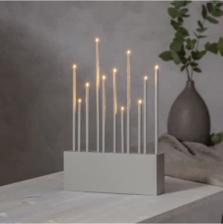 Star Trading Buzz Kerzenhalter 43 Cm, Elefantengrau -Günstiges Leuchten Geschäft star trading buzz 6