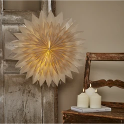 Star Trading Dis Weihnachtsstern 50 Cm, Beige -Günstiges Leuchten Geschäft star trading dis 9