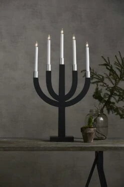 Star Trading Elias Candlestick, Graphite -Günstiges Leuchten Geschäft star trading elias candlestick 5