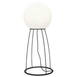 Star Trading Gardenlight Floor Lamp Outdoor 100 Cm, White / Black