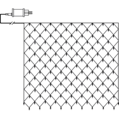 Star Trading Golden Lichtnetz, Warmweiß