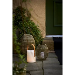 Star Trading Linde Hängelampenschirm, Grau/Beige, 30 Cm -Günstiges Leuchten Geschäft star trading linde hangelampenschirm grau beige 13