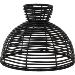 Star Trading Runde Lampenschirm Schwarz, 200 Mm
