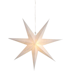 Star Trading Stern Mit Punkten Weiß, 70 Cm