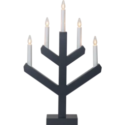 Star Trading Vinga 5 Kerzenhalter, Grafitfarben