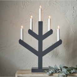 Star Trading Vinga 5 Kerzenhalter, Grafitfarben -Günstiges Leuchten Geschäft star trading vinga 5 13