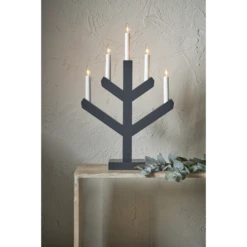 Star Trading Vinga 5 Kerzenhalter, Grafitfarben -Günstiges Leuchten Geschäft star trading vinga 5 14