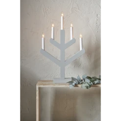 Star Trading Vinga 5 Kerzenhalter, Grau -Günstiges Leuchten Geschäft star trading vinga 5 9