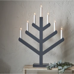 Star Trading Vinga 7 Kerzenhalter, Grafitfarben -Günstiges Leuchten Geschäft star trading vinga 7 13