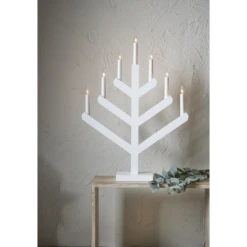 Star Trading Vinga 7 Kerzenhalter, Weiß -Günstiges Leuchten Geschäft star trading vinga 7 4