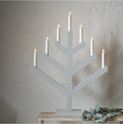 Star Trading Vinga 7 Kerzenhalter, Grau -Günstiges Leuchten Geschäft star trading vinga 7 8