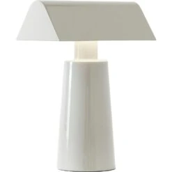&Tradition Caret MF1 Tischlampe Tragbar, Silk Grey