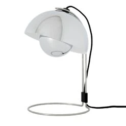 &Tradition Flowerpot VP4 Tischlampe, Verchromt