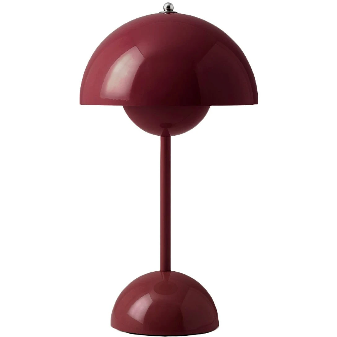 &Tradition Flowerpot VP9 Tischlampe Tragbar Mit Magnetischem Ladekabel, Dark Plum 3 &Tradition Flowerpot VP9 Tischlampe Tragbar Mit Magnetischem Ladekabel, Dark Plum