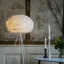 Umage Eos Stehlampe Medium Ø45cm, Weiß/Weiß 9 Umage Eos Stehlampe Medium Ø45cm, Weiß/Weiß -Günstiges Leuchten Geschäft umage eos stehlampe wei medium 1