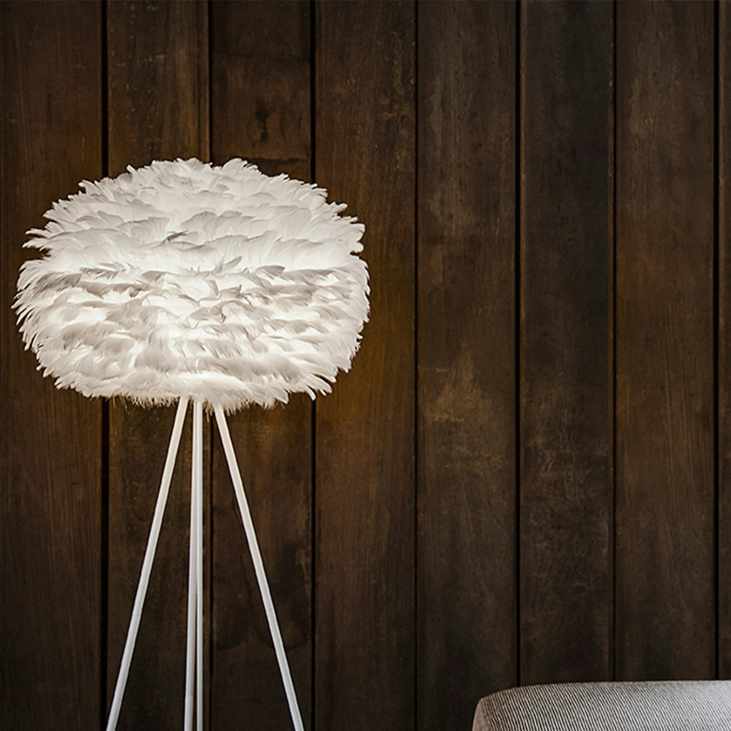 Umage Eos Stehlampe Medium Ø45cm, Weiß/Weiß 6 Umage Eos Stehlampe Medium Ø45cm, Weiß/Weiß – Bild 4