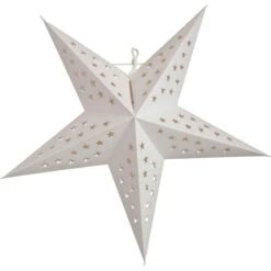 Watt & Veke Beata Weihnachtsstern 44 Cm, Weiß