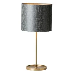 Watt & Veke Erica Lampenschirm 40 Cm, Grau/Gold -Günstiges Leuchten Geschäft watt veke erica lampenschirm 19 cm creme gold 1 2