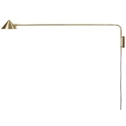 Watt & Veke Kelly Long Wall Lamp, Gold