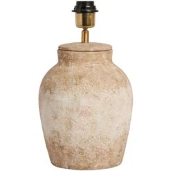 Watt & Veke Sigrid Lampenfuß, Weiß / Rost