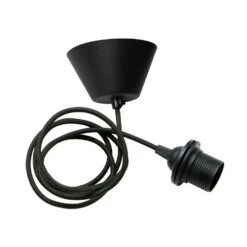 Watt & Veke Ceiling Fixation, Black